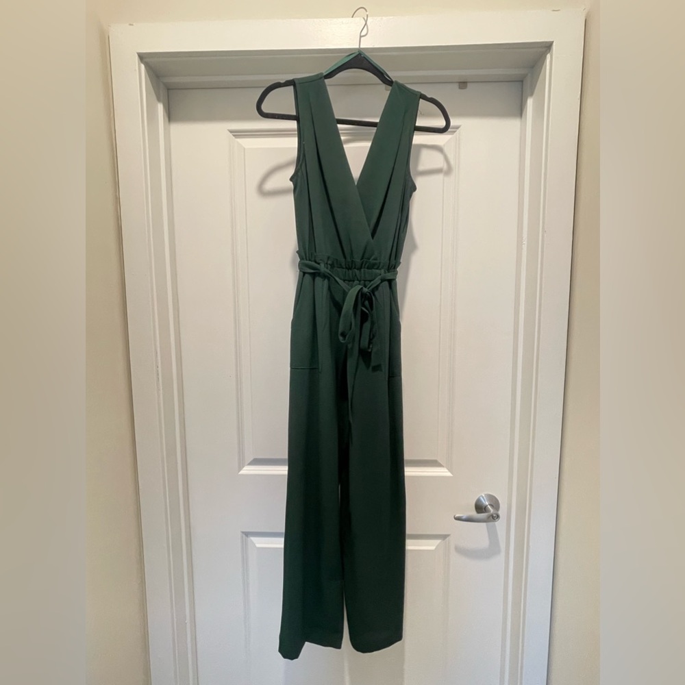 Green jumpsuit